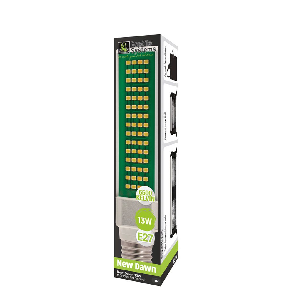 A Reptile Systems "screw-in" LED 'New Dawn' Reptile Lamp